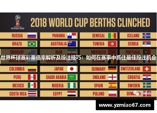 世界杯球赛彩票倍率解析及投注技巧：如何在赛事中抓住最佳投注机会